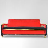 Vintage Rockabilly living room set, sofa bed and armchairs.