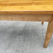Duo table de ferme XXL 320 cm chêne pieds fuseaux