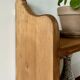 Large vintage solid wood shelves renovated