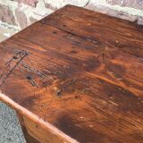 Rustic vintage fir stockings buffet