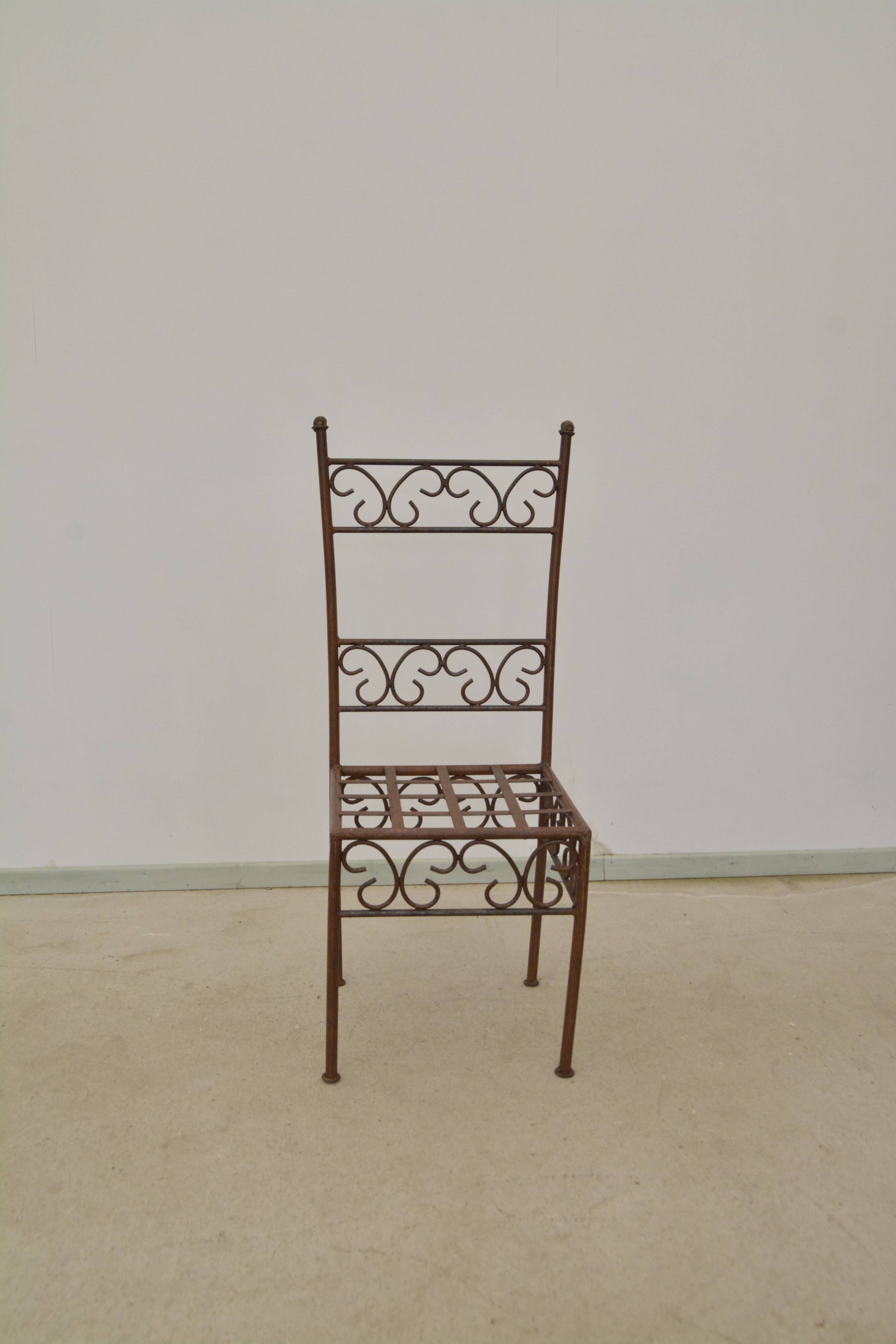 Wrought iron chairs