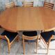 Table ronde scandinave extensible