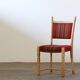 Lot of 6 Vintage Danish Brutalist Oak Dining Chairs, Henning Kjærnulf Style, 1960s