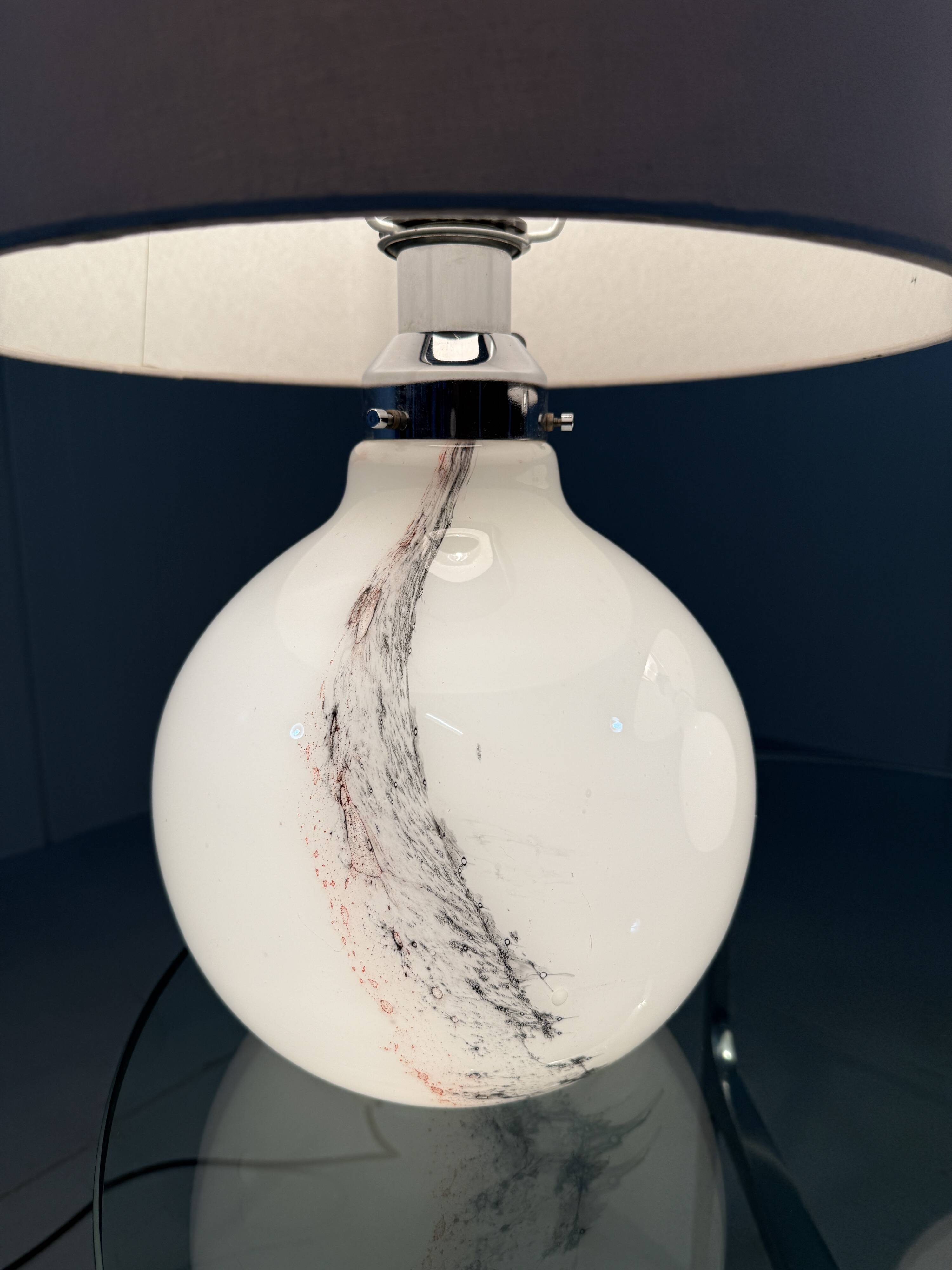 Peill & Putzler large glass table lamps 1970’s