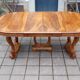 Napoleon III period walnut table from the late 19th century with extensions