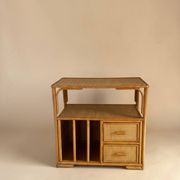 1970s rattan sideboard