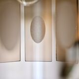 Lustre Gino Vistosi, verre et acier, Italy, circa 1970