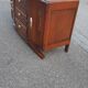 Enfilade basse art déco chêne et marbre 1940