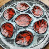 Pornic, 6 oyster plates