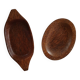2 plats en bois de coco