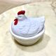 Sugar bowl Bonbonniere Hen vintage ceramic