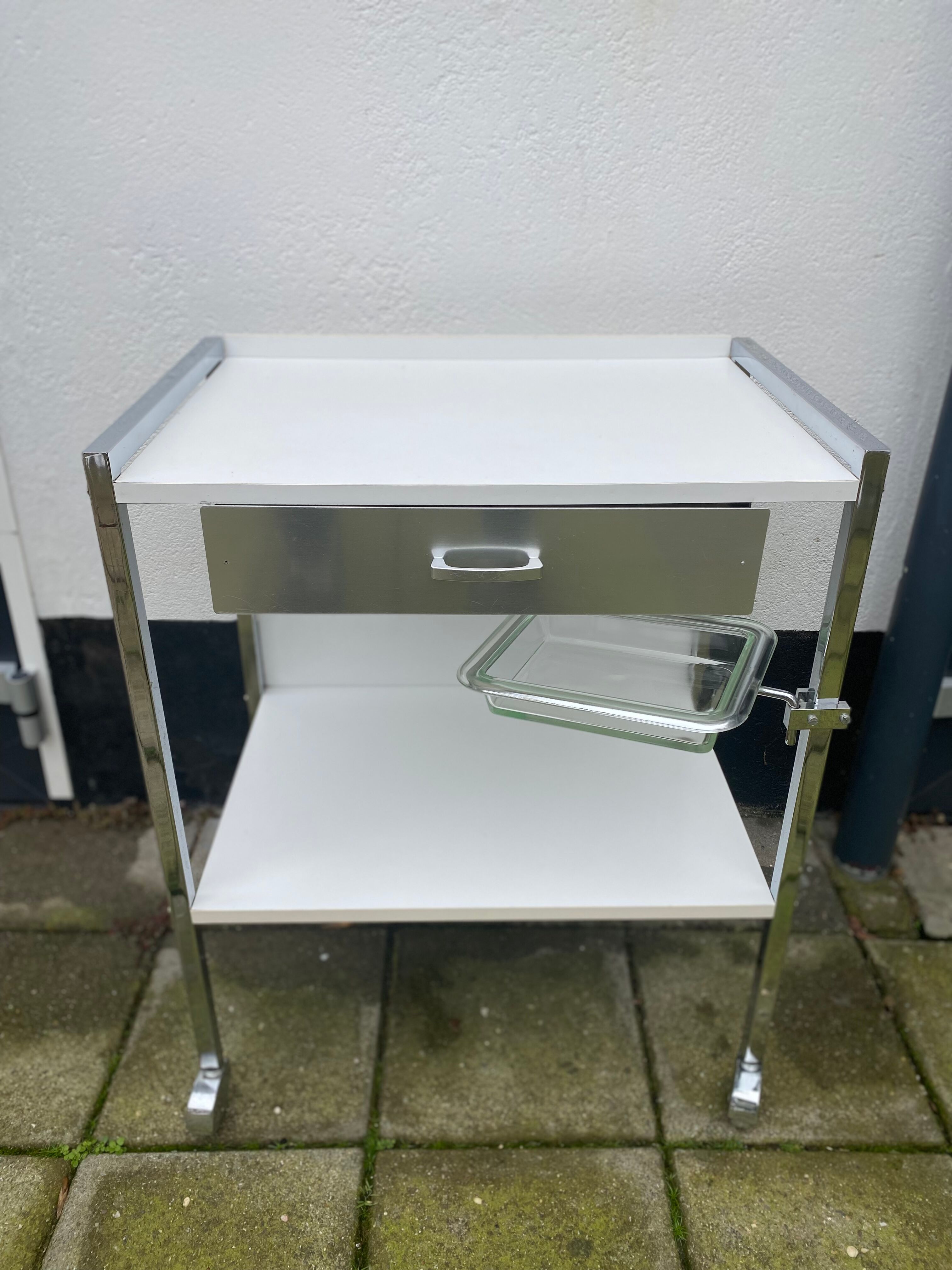 Vintage Industrial Trolley Cart