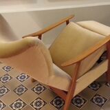 Armchair Relax Scandinavian Shepherdess wingback chair years Scandinavian 50 60