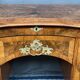 Antique baroque-style desk from Dresden with five drawers.