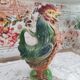 Pitcher in zoomorphic slip Rooster of the earthenware factory of Saint Clement