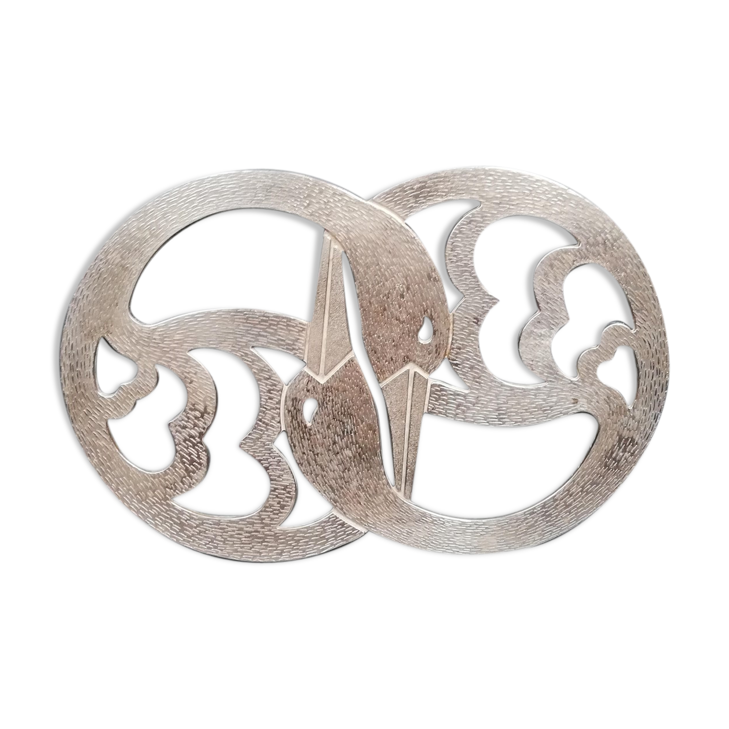 Vintage metal flat bottoms