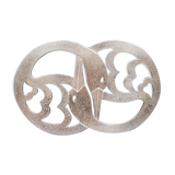 Vintage metal flat bottoms