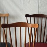 Set of Menuet chairs by Baumann