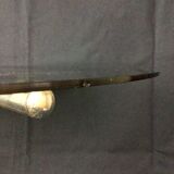 Round coffee table smoked glass