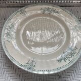 Plate on pedestal Saint-Amand