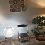 Folding stepladder chair italian design 1970