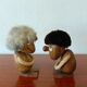 Teak figurines