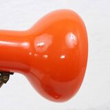 Vintage lamp in orange metal