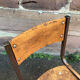 Set of 4 mismatched chairs vintage school mullca communities