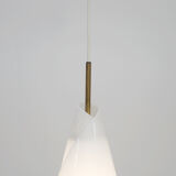 Scandinavian hanging lamp in plexiglass 1960