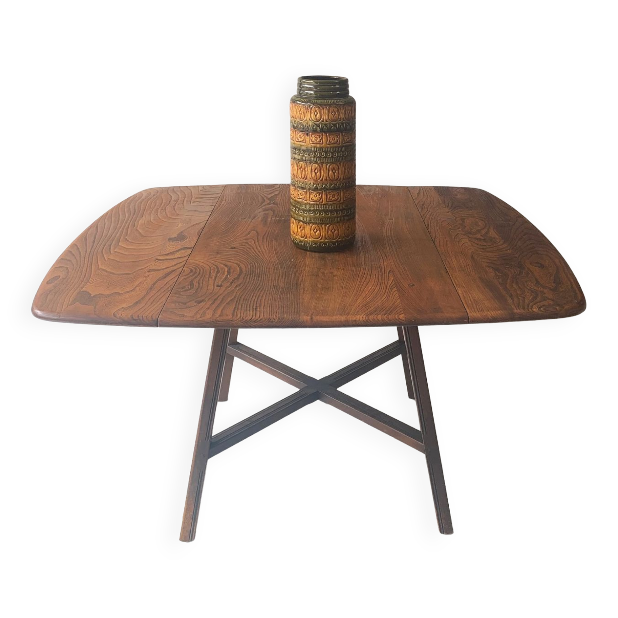 Table Ercol 1960's 'Old Colonial 377' avec étiquette bleue