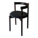 Round chair in rosewood by Hugo Frandsen for Børge M.S., Denmark 1970