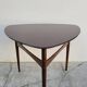 1960s Scandinavian tripod coffee table in teak