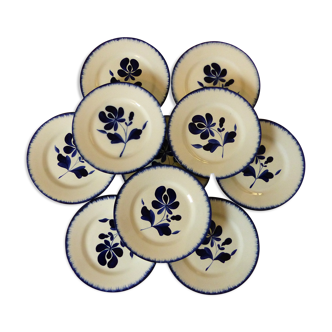 10 Salins-Les-Bains dessert plates