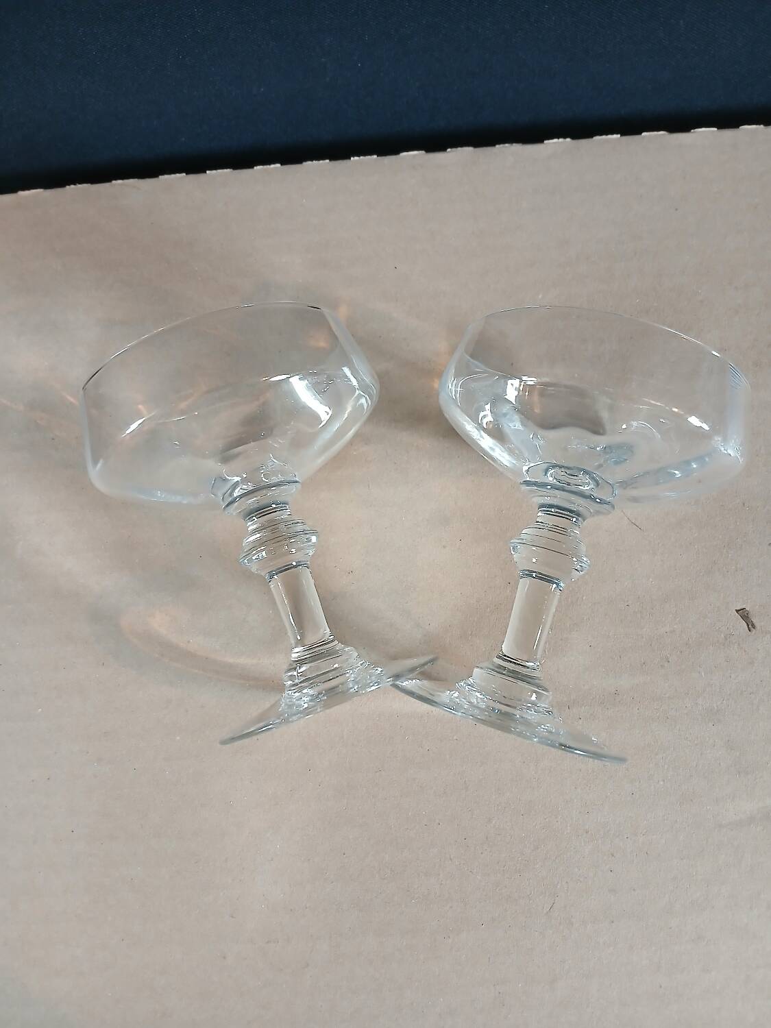 4 coupes à champagne vintages