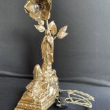 Lamp musical statue - Art Nouveau - Golden regulation - Early twentieth century