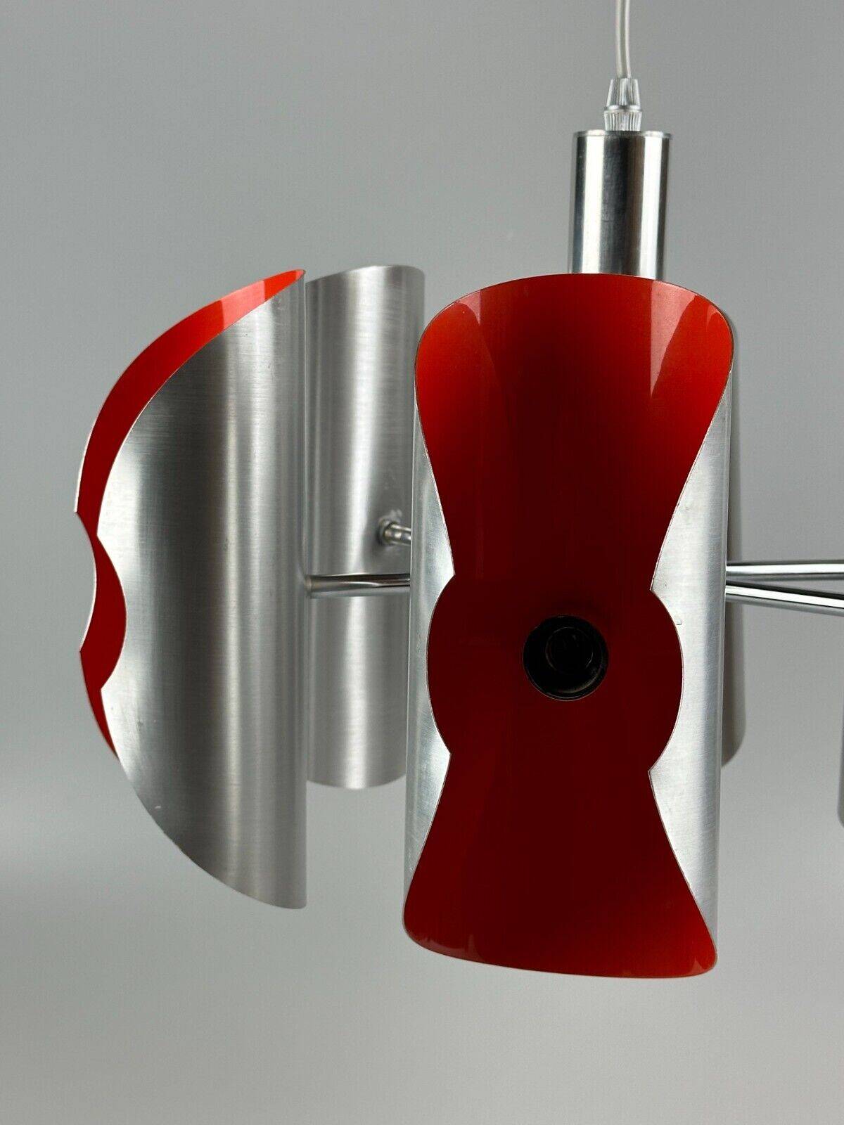 60s 70s 6-flame Sputnik candlestick metal chrome space age design