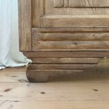 Armoire vitrée en chêne brut (rénovée)