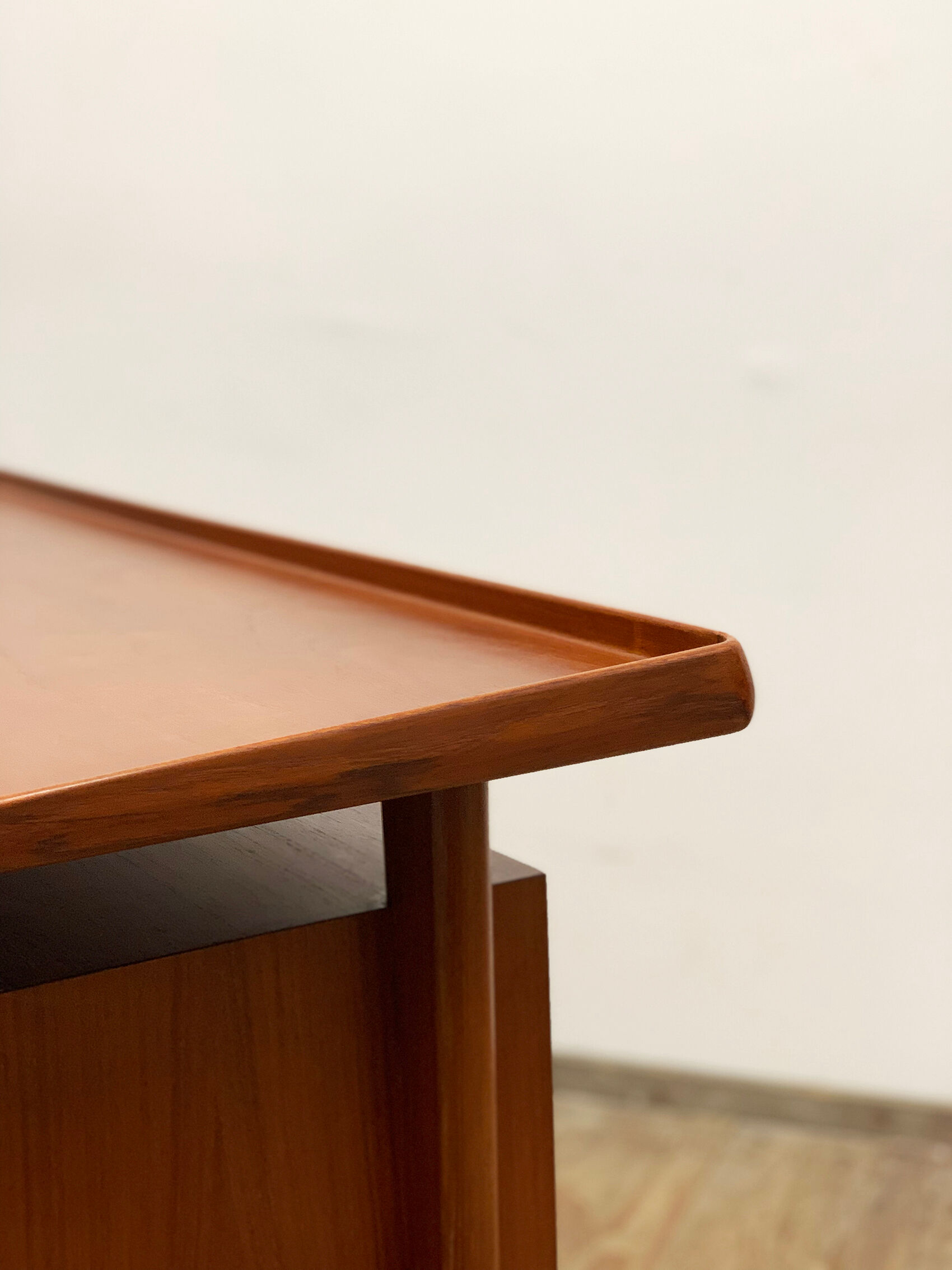 Danish teak desk by Peter Løvig Nielsen for Hedensted Møbelfabrik Denmark 1960s