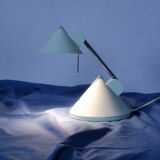 Halogen telescopic desk lamp, postmodern, 1980