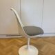 Saarinen marble table Edition Knoll and its 4 tulip chairs (set of 5)