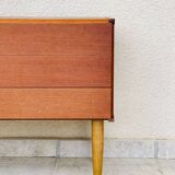 Minimalist teak chest of drawers