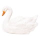 Antique Capodimonte Ceramic Swan jardiniere 1880