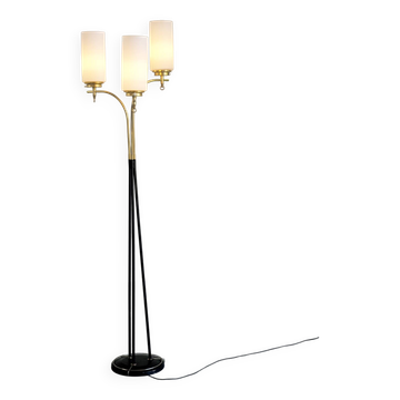 Three-light floor lamp, France 1960