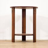 Side table / accent table in carved wood – Art Deco 1930