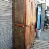 Vestiaire porte manteau, Armoire vintage en bois
