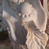 Bust of a woman with a hat