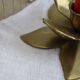Golden candle holder