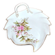 Meissen porcelain dish with pink floral decoration, signed Meissen