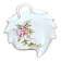 Meissen porcelain dish with pink floral decoration, signed Meissen