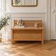 Coffre à jouets vintage en bois & rotin – une belle pièce pleine de charme